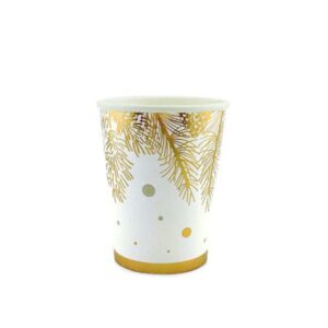 Vasos Navidad Dorada